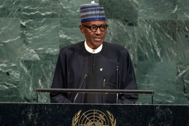 President Muhammadu Buhari at 72nd UNGA meeting