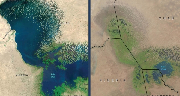 Lake Chad shrinkage